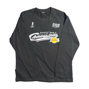 Vintage Lakers NBA Champions 2002 Long Sleeve